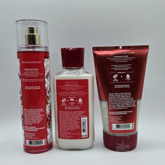 Bath & Body Works Winter Candy Apple Bundle - Picture 2 of 3